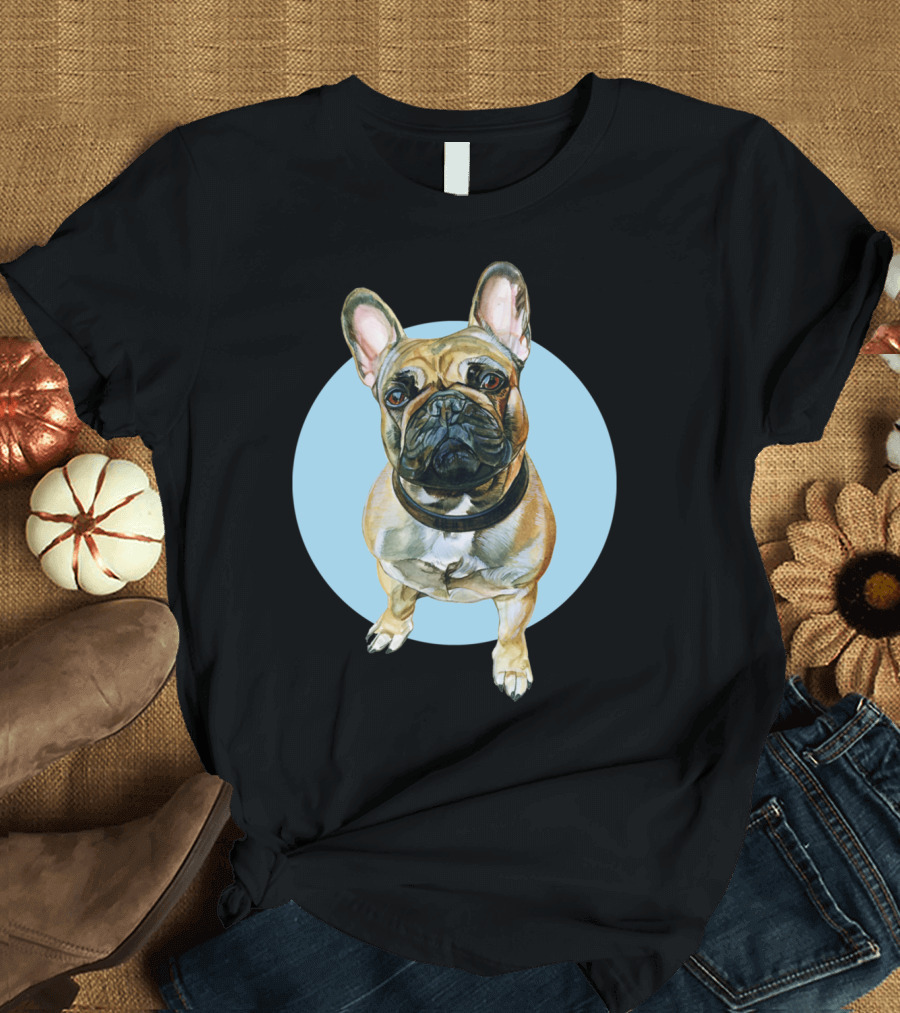 French Bulldog AnneH Circle T-Shirt