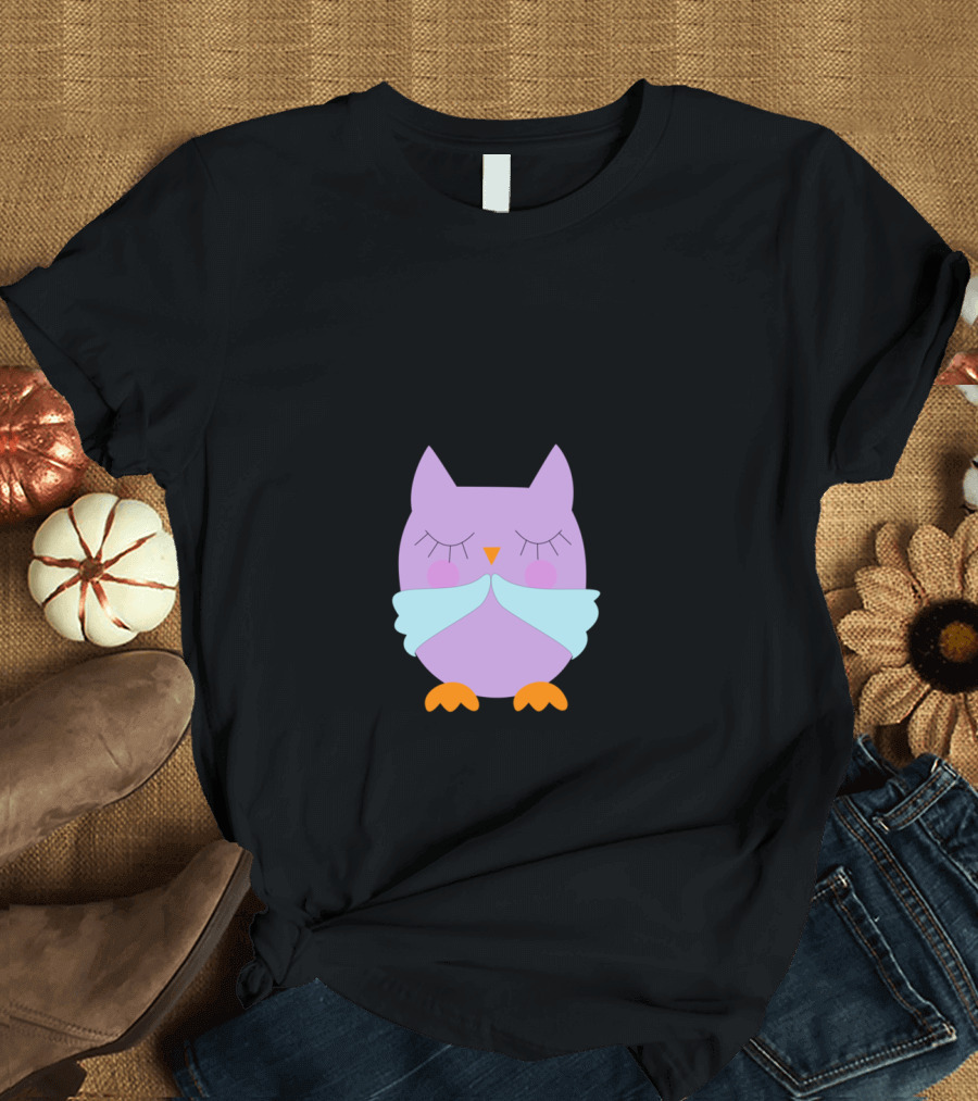 Be Happy It Drives People Crazy Om Meditation Owl T-Shirt