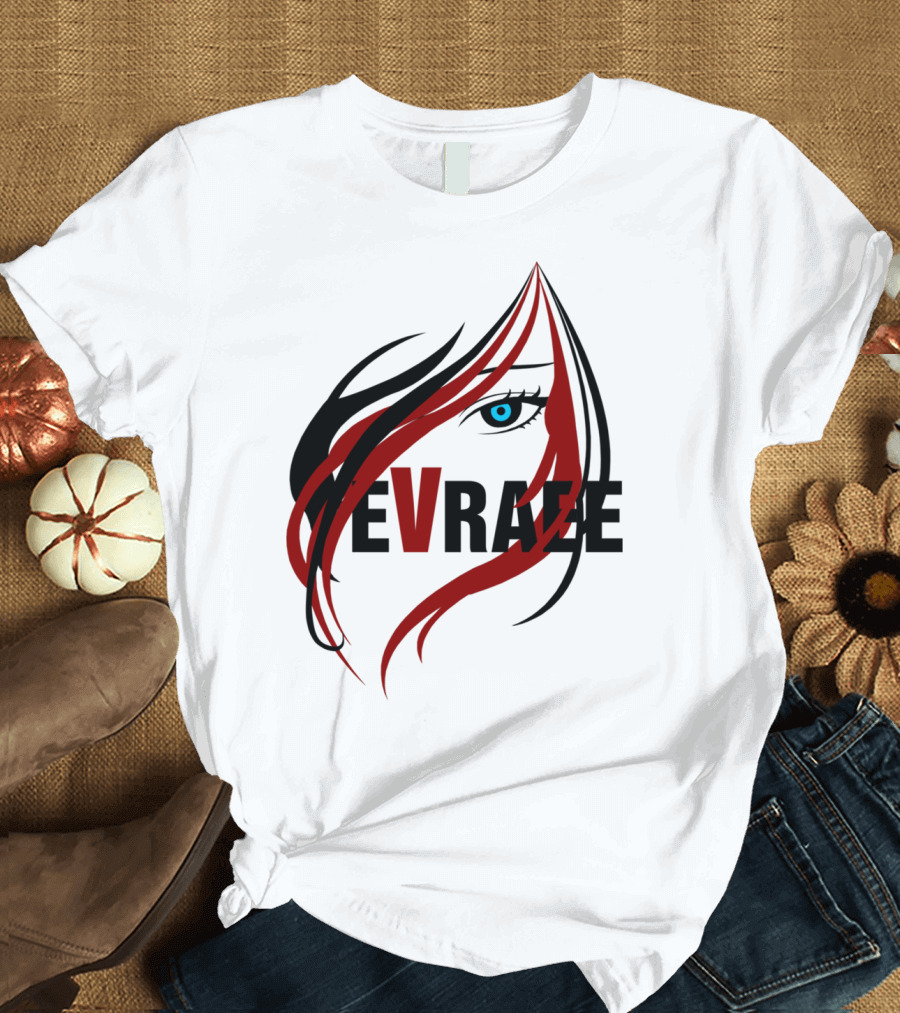 EVRAEE Vivid Eye Emblem in Bold Contrast T-Shirt