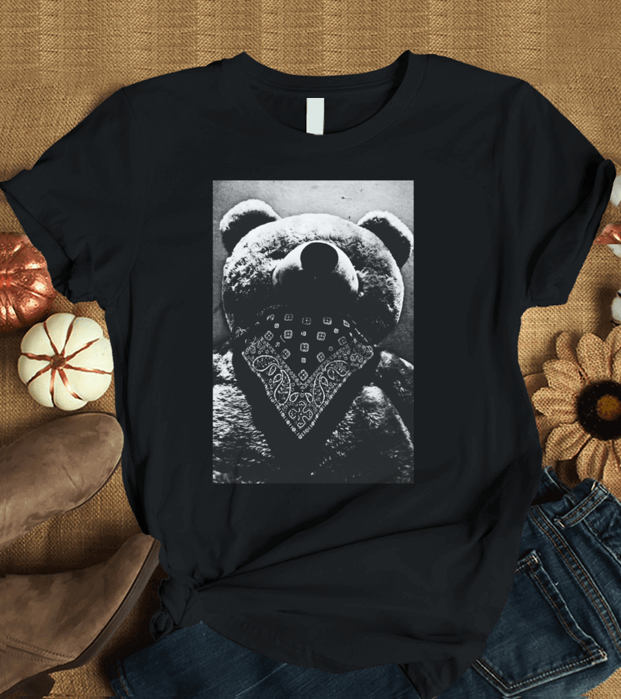 Bear Bandana Dark Aesthetic T-Shirt