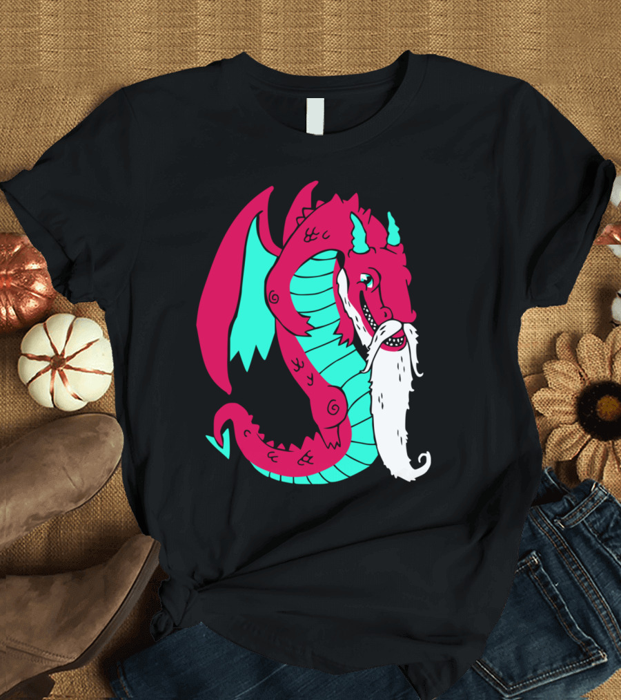Bearded Dragon Retro Cartoon T-Shirt