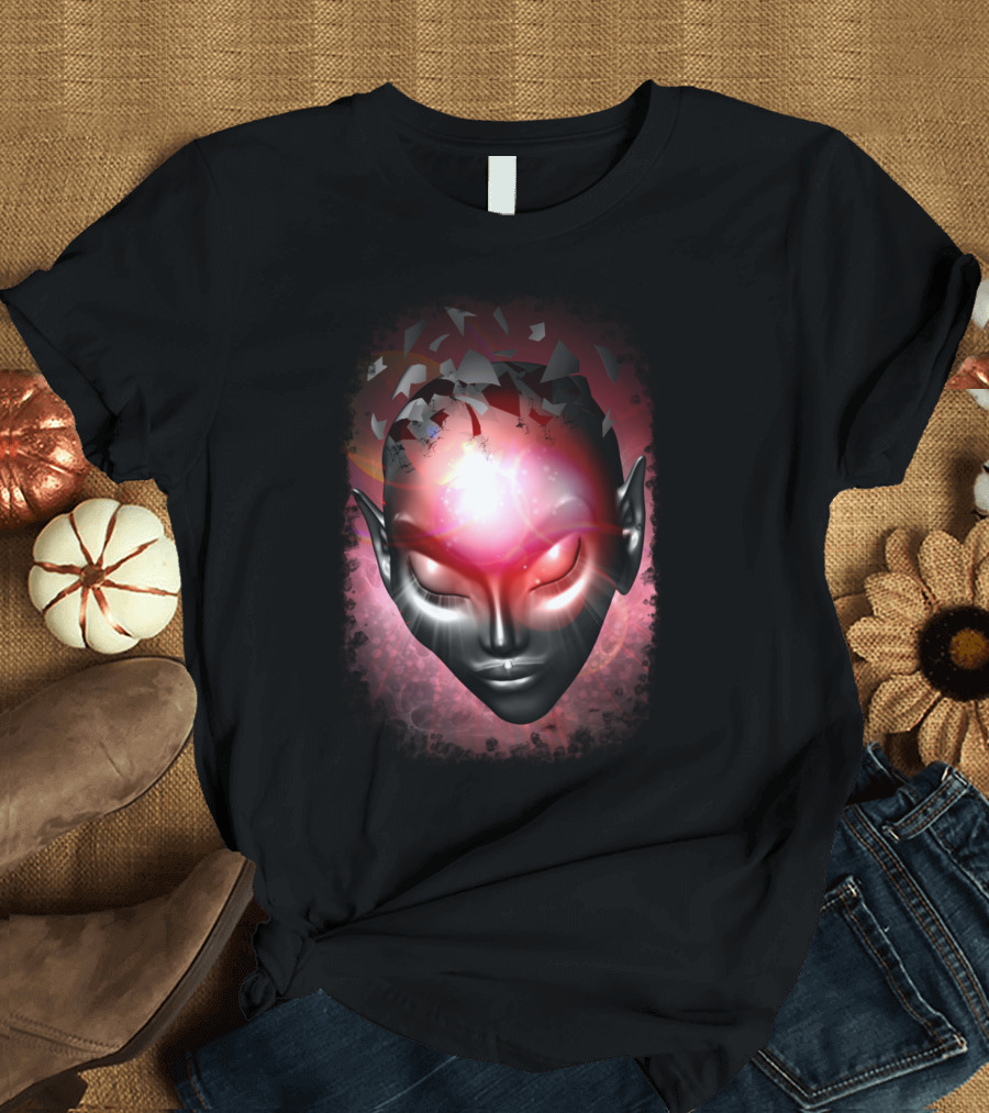 Alien Mental System Shattered Psyche Cosmic Energy T-Shirt