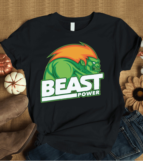 T-Shirt: Blanka Street Fighter Beast Power T-Shirt Blanka Street Fighter Beast Power T-Shirt