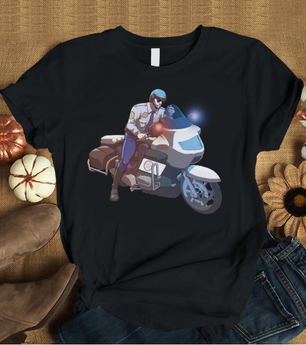 T-Shirt: Sound Of The Police Motorcycle Cop Lights T-Shirt Sound Of The Police Motorcycle Cop Lights T-Shirt