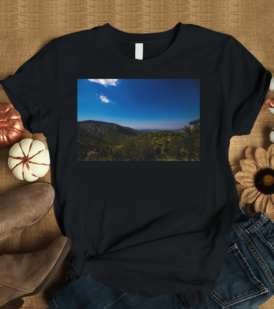 In The Mountains Art Print Landscape Nature Scenery T-Shirt