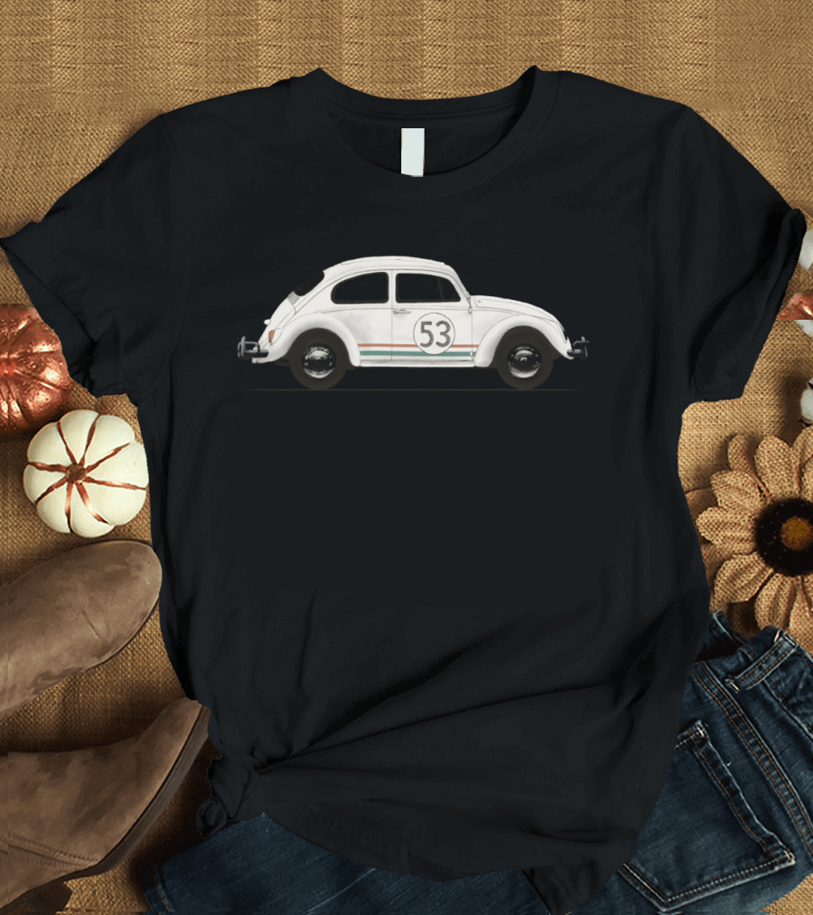 Herbie Beetle 53 Car Vintage Racing Classic T-Shirt