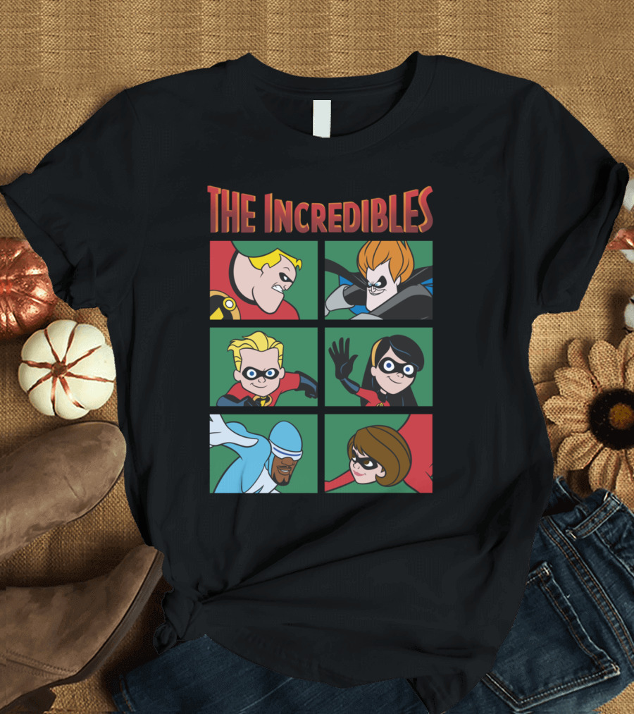 The Incredibles Animated Characters Compilation T-Shirt