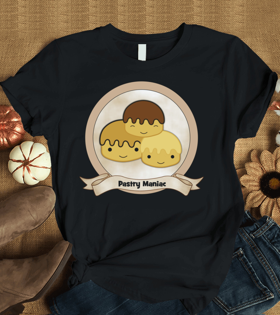 Pastry Maniac Trio Badge T-Shirt