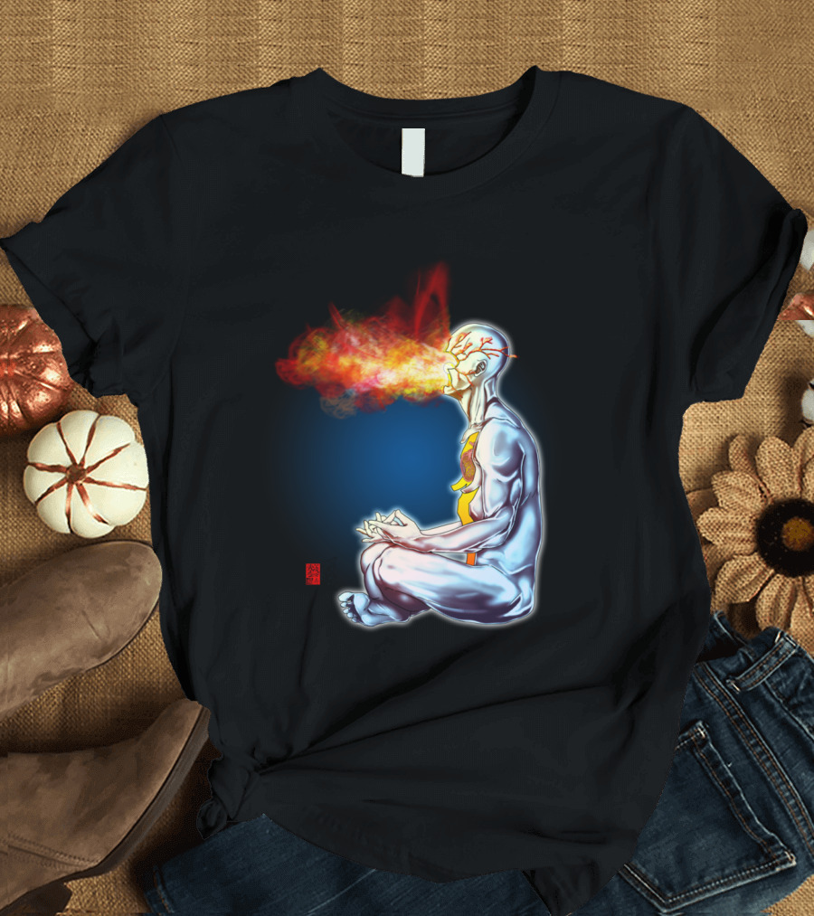 Pazienza Frances Fiery Meditation Anatomy T-Shirt