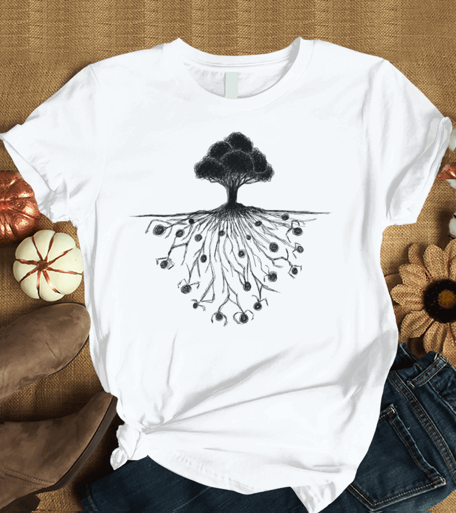 Human Tree Roots and Growth T-Shirt