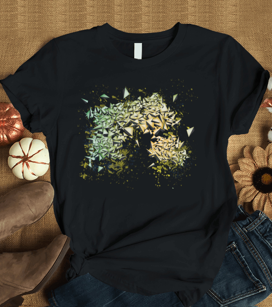 Ammolite Abstract Geometric T-Shirt