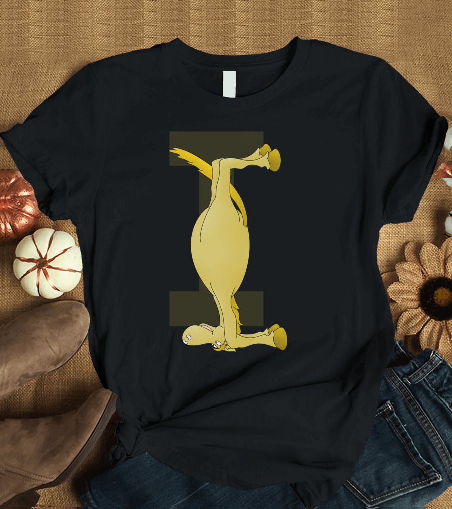 Cartoon Pony Monogram Letter I T-Shirt