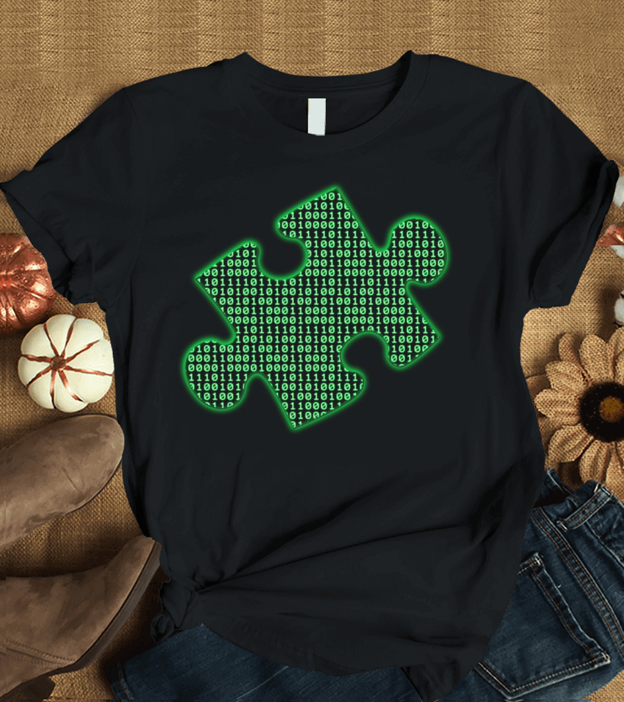 Piece Of Information Binary Puzzle T-Shirt