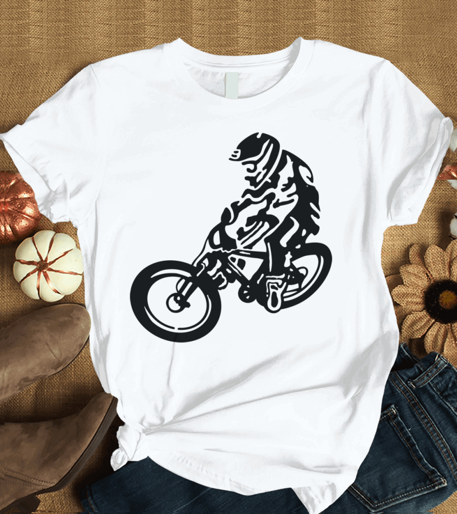 Downhill MTB Biking Rider T-Shirt
