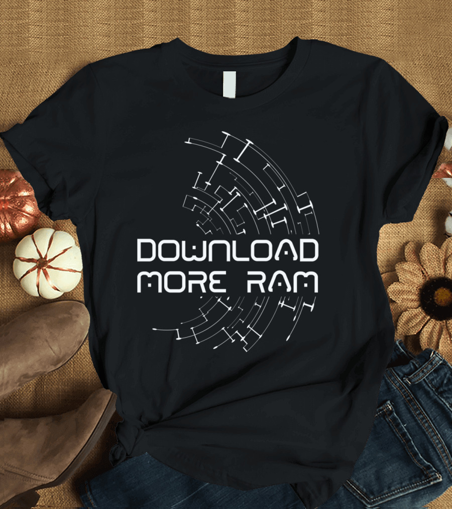 Download More RAM Futuristic Circuit T-Shirt