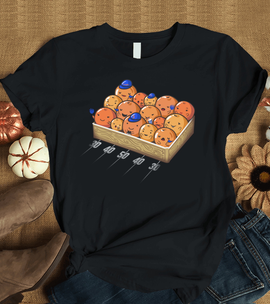 The Orange Box Cute Characters with Blue Hats T-Shirt