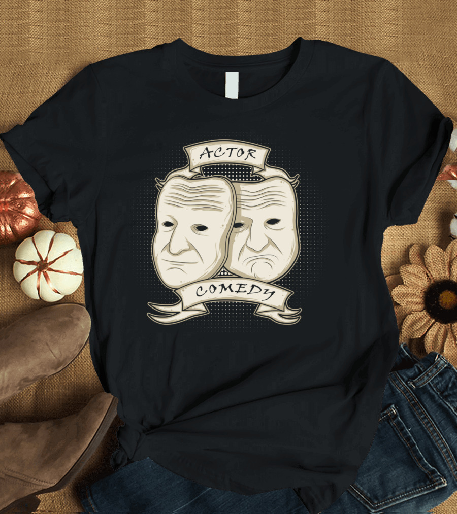 Actor Comedy Dual Theater Masks T-Shirt