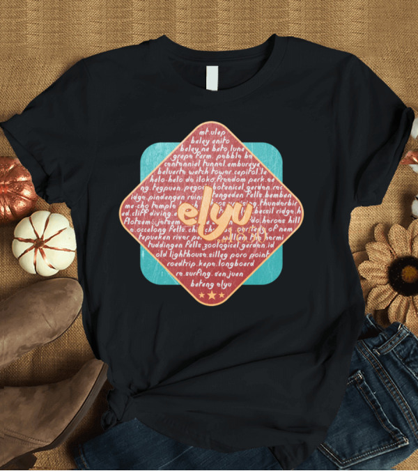 T-Shirt: Elyu San Juan Surfing Mt. Ulap Tangadan Falls Halo Halo Balay Bato T-Shirt Elyu San Juan Surfing Mt. Ulap Tangadan Falls Halo Halo Balay Bato T-Shirt