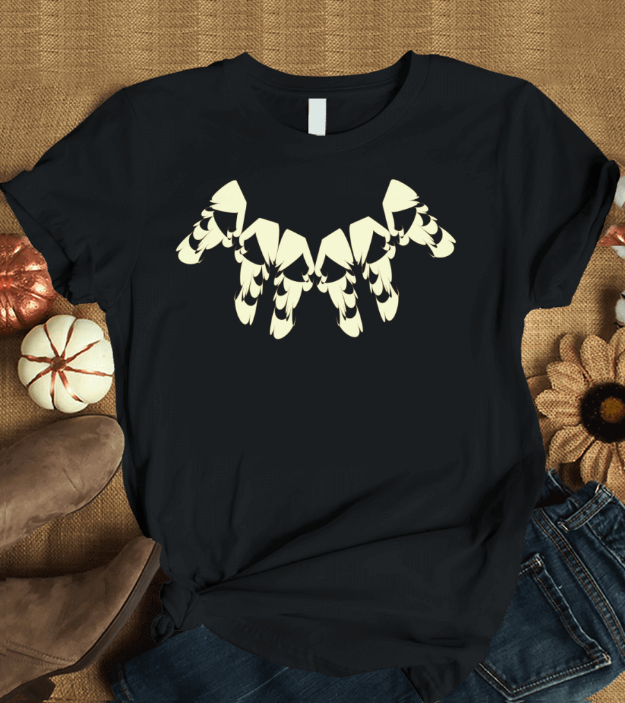 Judicial RBG Collar Feather T-Shirt