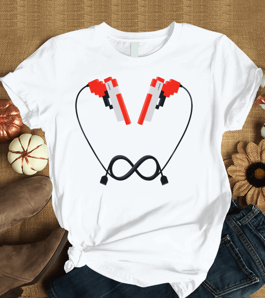 Gamer Forever 8-Bit Retro Zapper Infinity T-Shirt