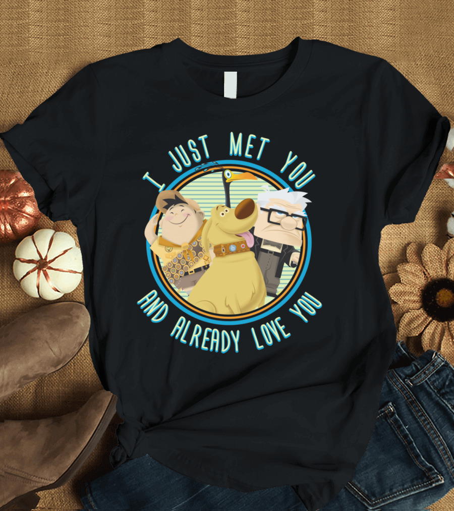 Dug I Just Met You and Already Love You Pixar Up Adventure T-Shirt