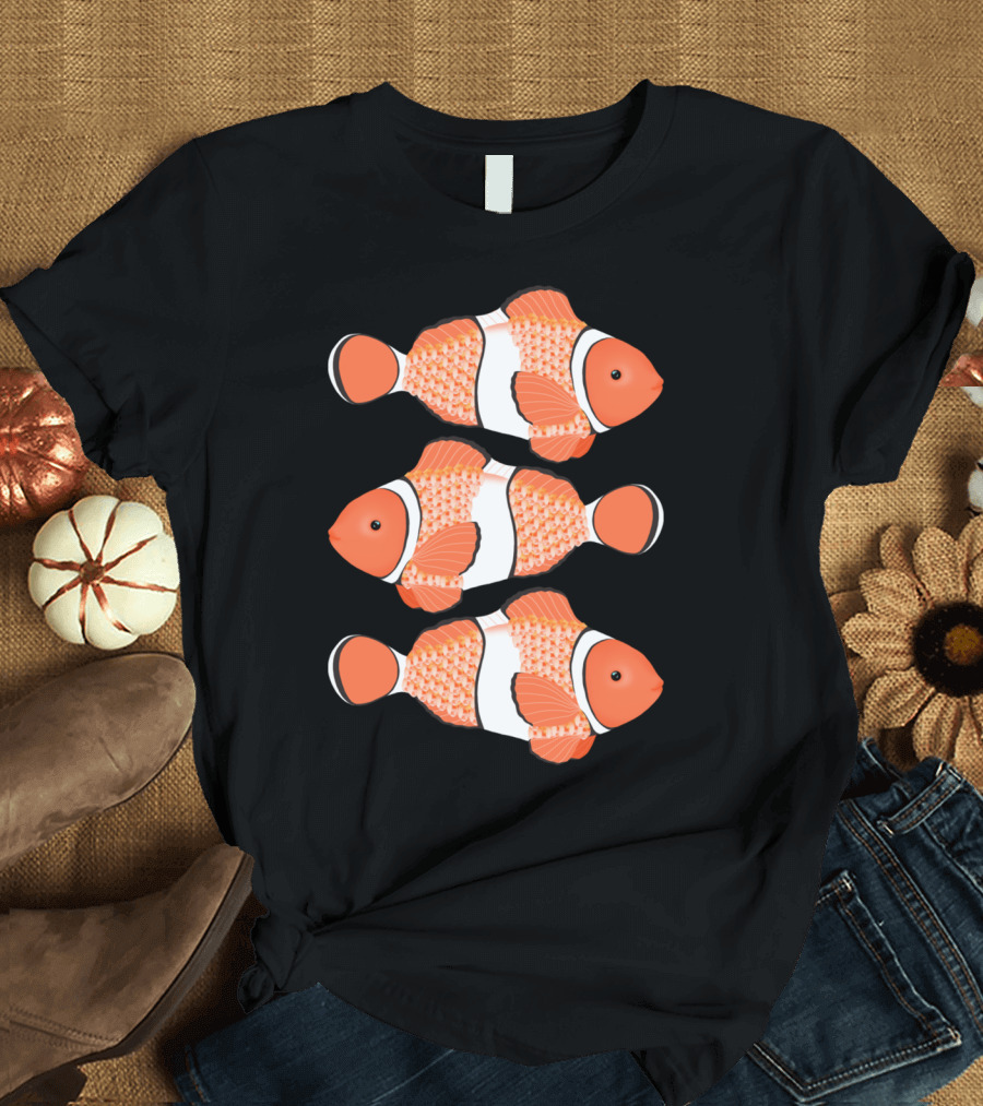 Clown Fish Mandarin Garnet Trio T-Shirt