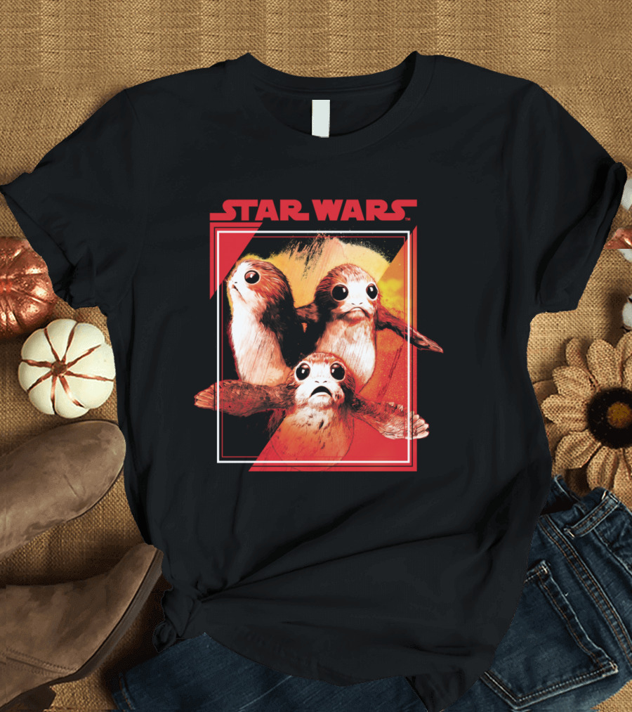 Star Wars Porgs In Flight T-Shirt