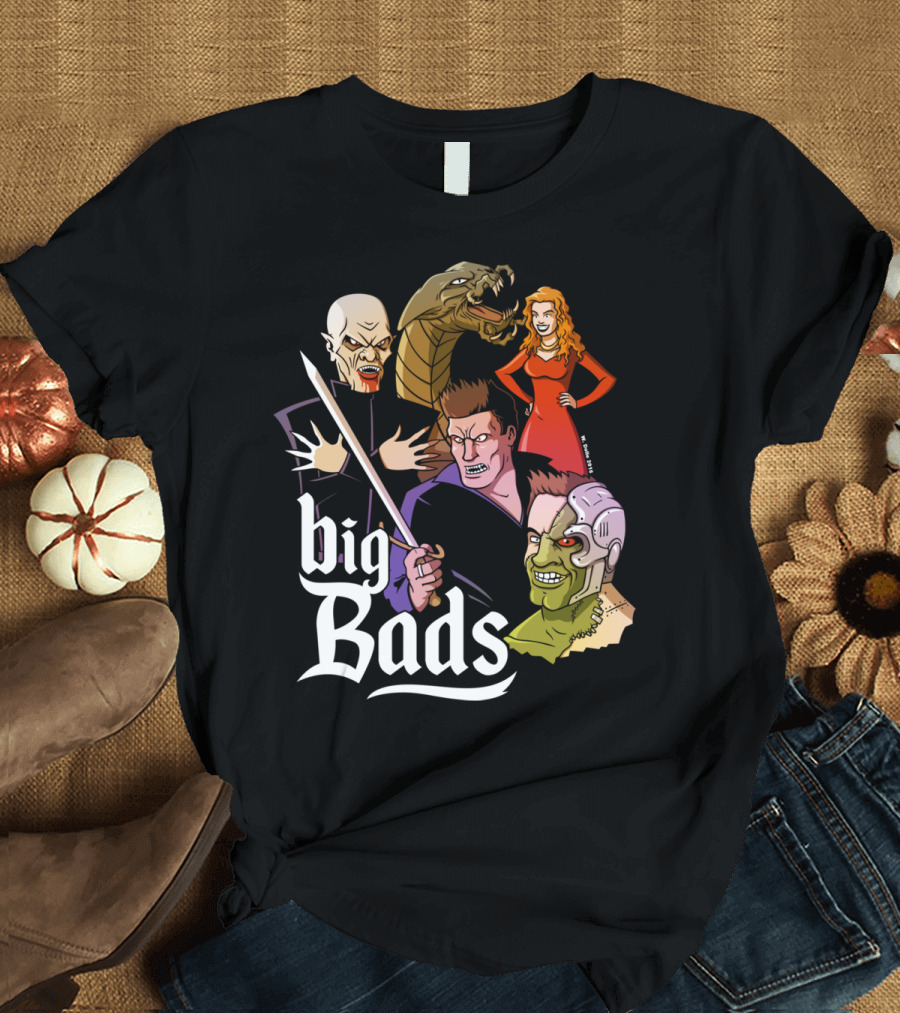 Big Bads Villains Mashup Characters T-Shirt