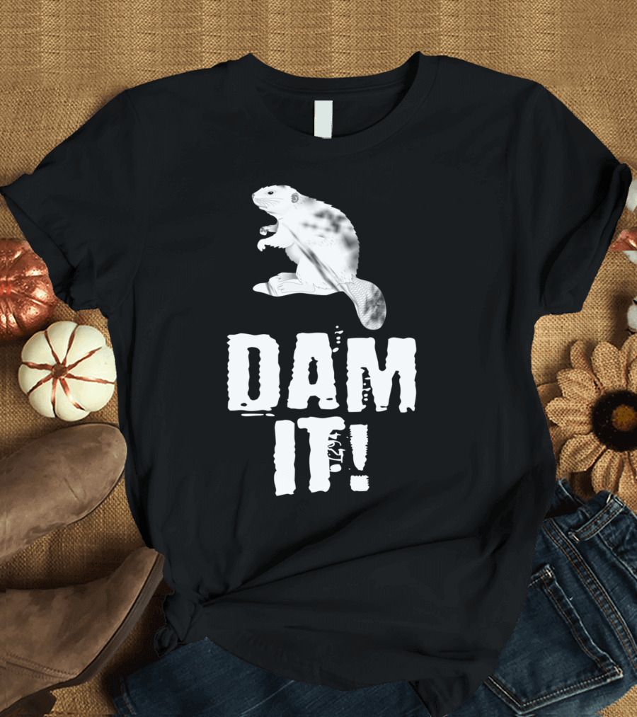 DAM IT Funny Beaver 1671 T-Shirt