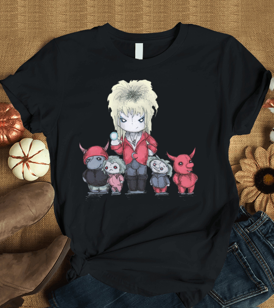Labyrinth Dance Magic Dance Jareth and Goblins Plush T-Shirt