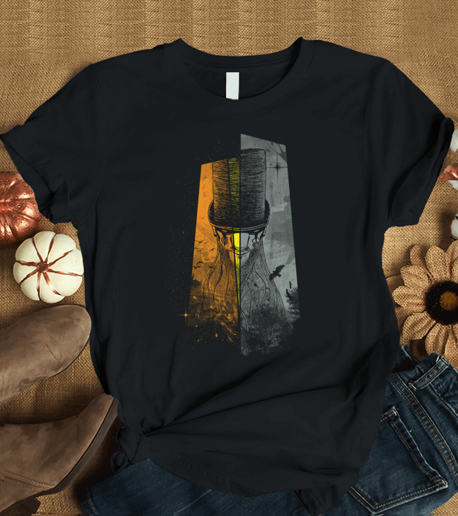 Preacher Man Mysterious Top Hat and Tentacles Dark Artistic T-Shirt
