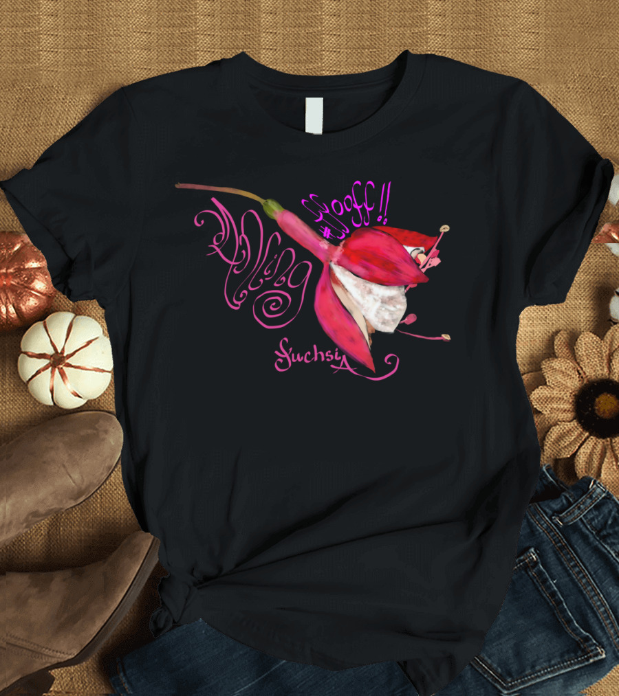 Fuchsia Wooff Blooming Dance T-Shirt