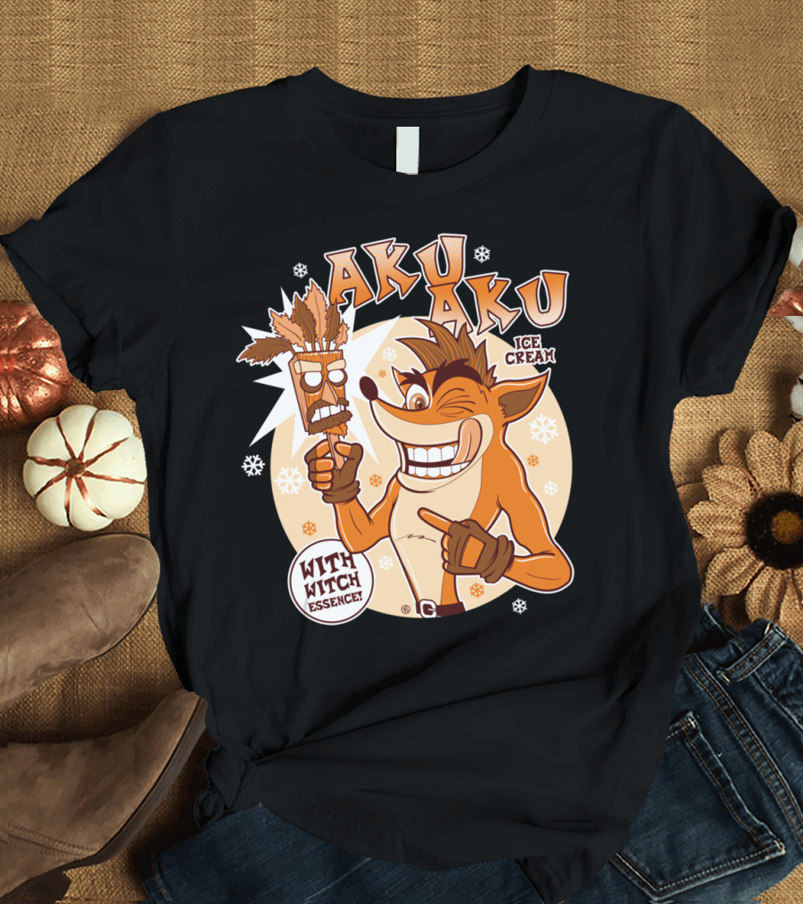 AKU AKU ICE CREAM WITH WITCH ESSENCE T-Shirt