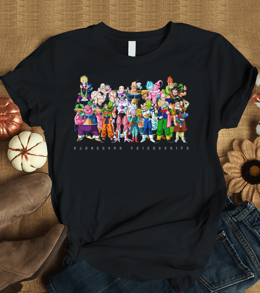 Dragon Ball Z Villains Reunion Dangerous Friendships T-Shirt