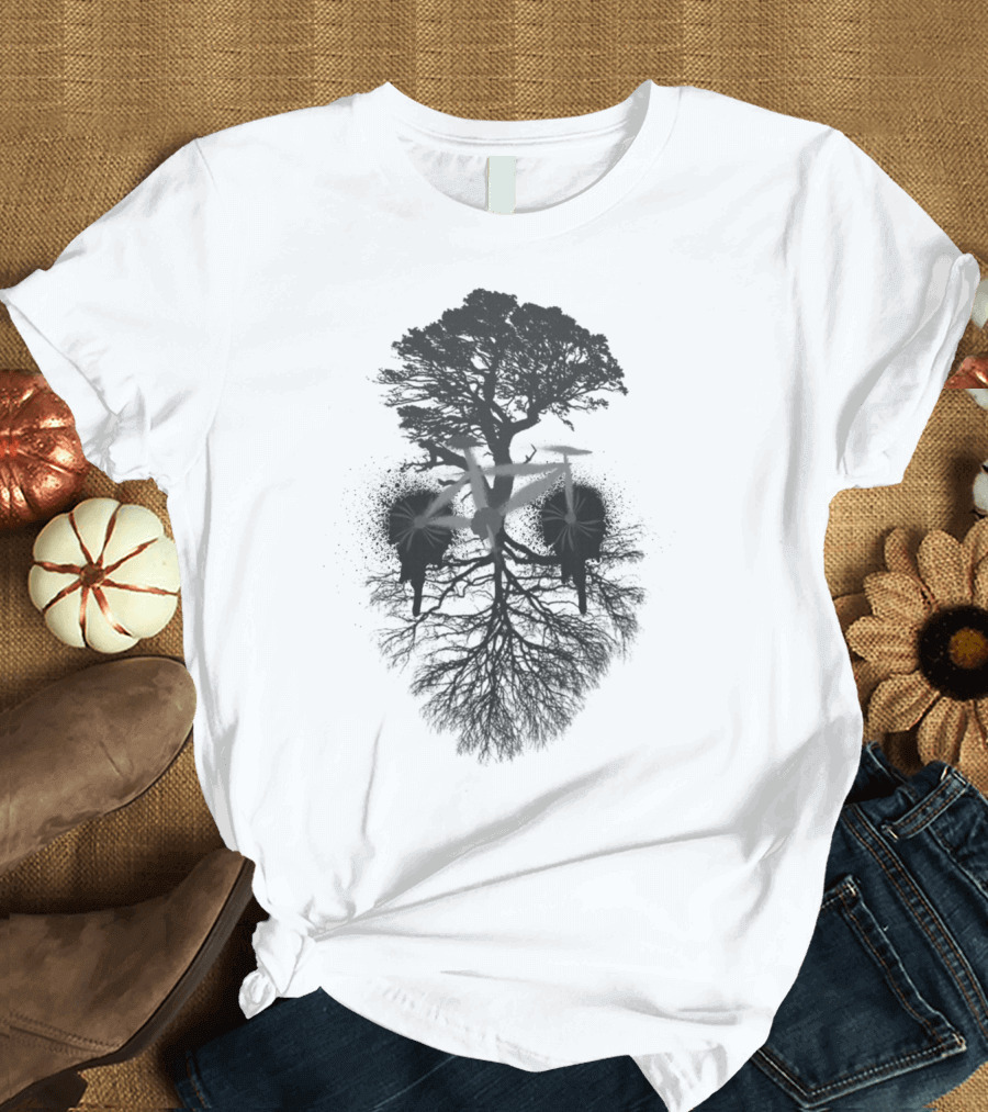 Bike Groot Tree Bicycle Roots Vision T-Shirt