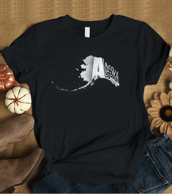 T-Shirt: Alaska Map T-Shirt Alaska Map T-Shirt