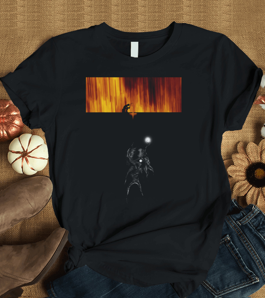Fishing Above the Abyss By ChrisG T-Shirt