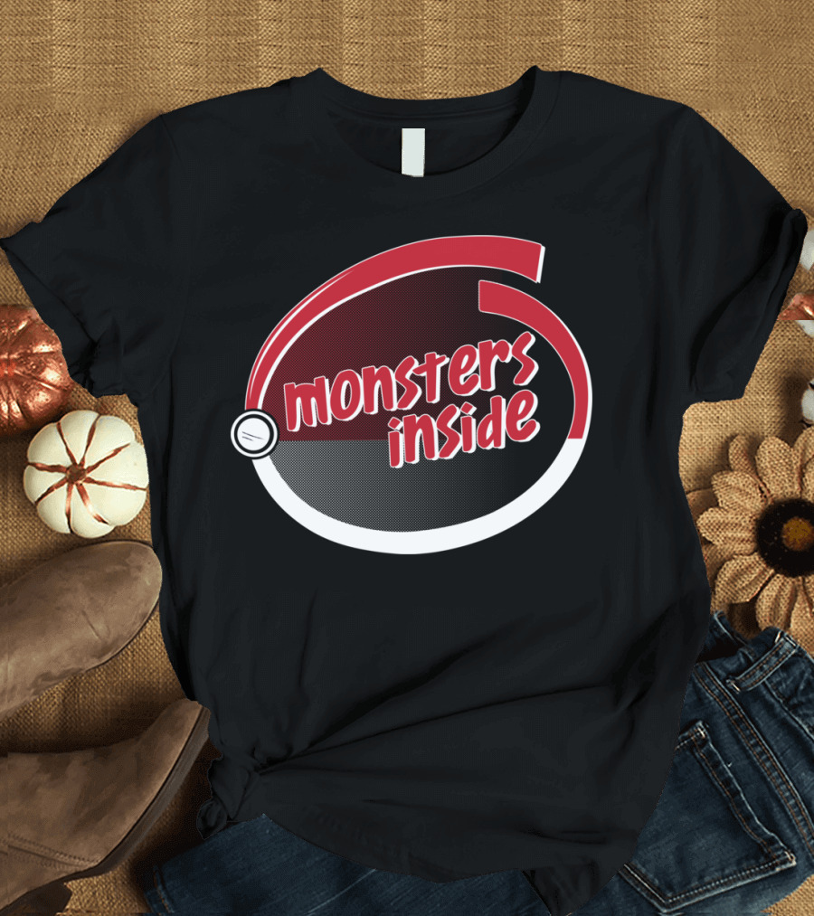 Monsters Inside Poké Ball T-Shirt