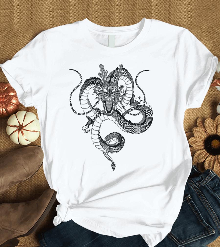 Aztec Dragon Quetzalcoatl Serpent Mythical Warrior T-Shirt