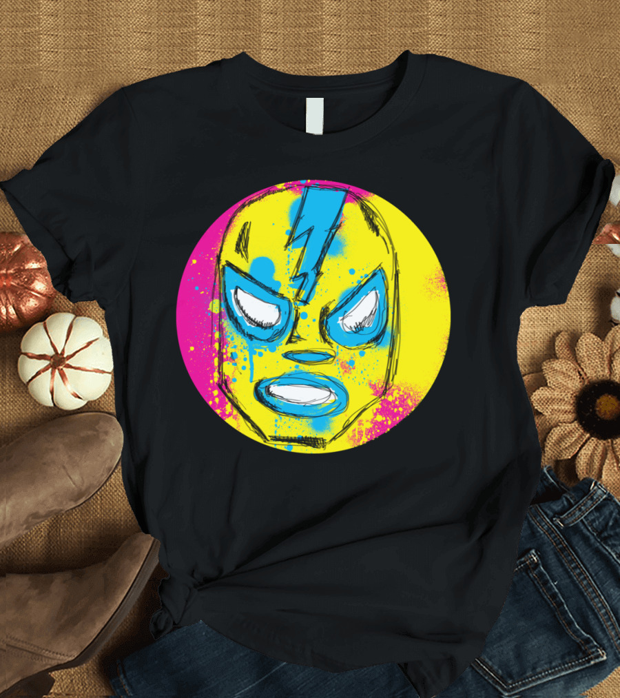 Azul Lucha Libre Mask T-Shirt