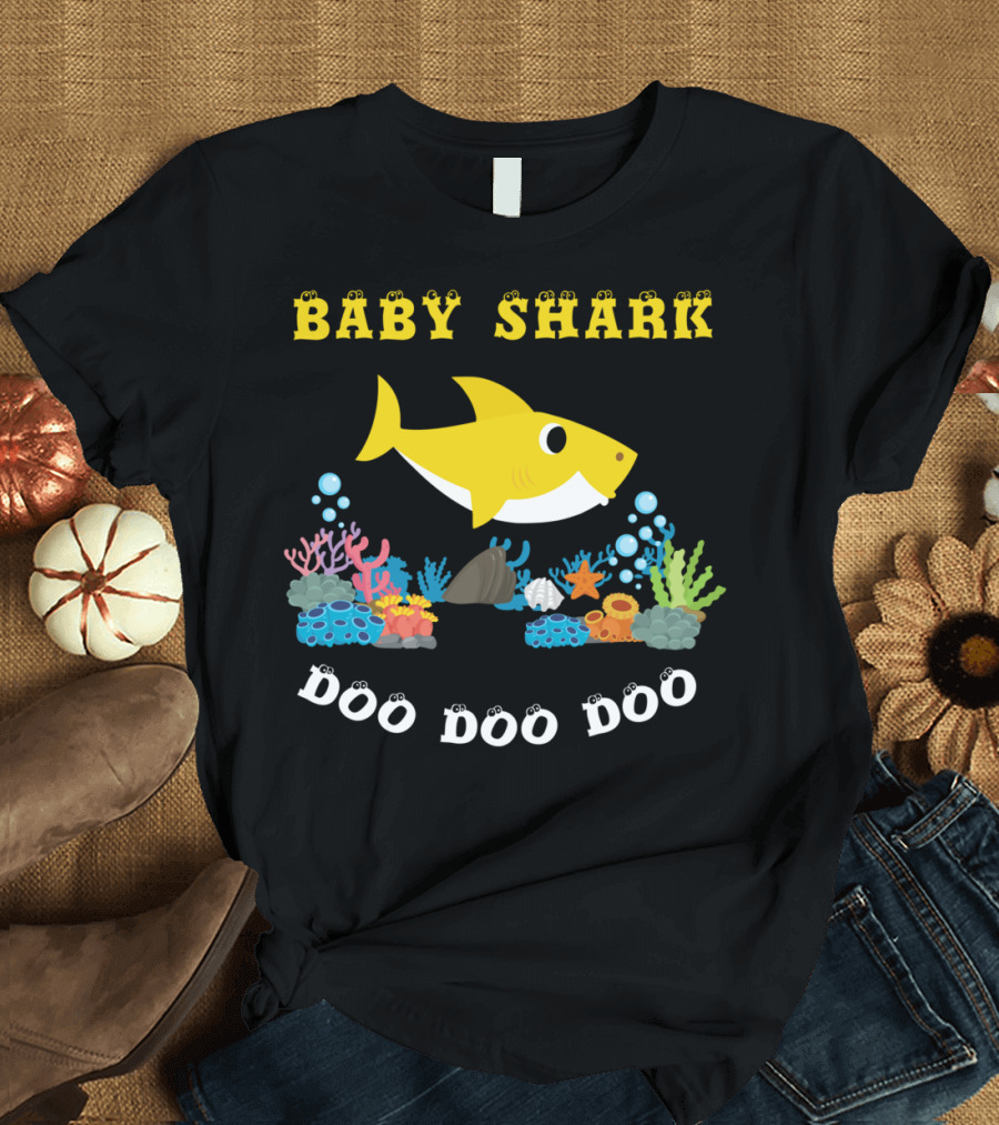 Baby Shark Doo Doo Doo Song Underwater Adventure T-Shirt