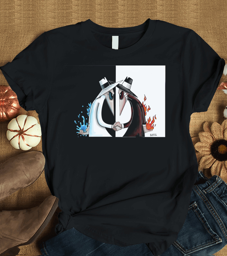 Spy vs Spy Element of Surprise Fire and Water Showdown T-Shirt