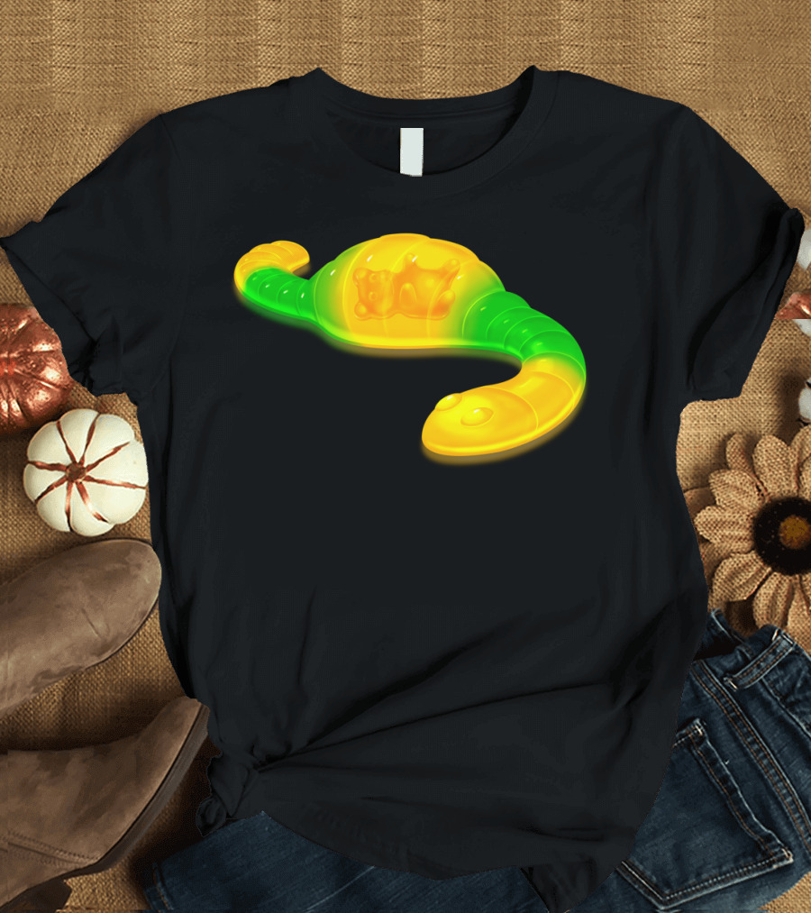 Gummy Bear Inside Worm Chain T-Shirt