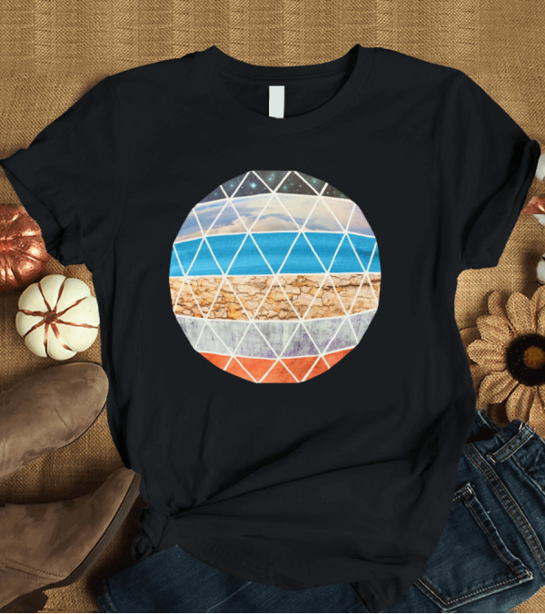 T-Shirt: Elemental Geodesic Landscape Layers T-Shirt Elemental Geodesic Landscape Layers T-Shirt