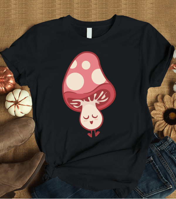 T-Shirt: Mushroom Magic Whimsical Creature T-Shirt Mushroom Magic Whimsical Creature T-Shirt