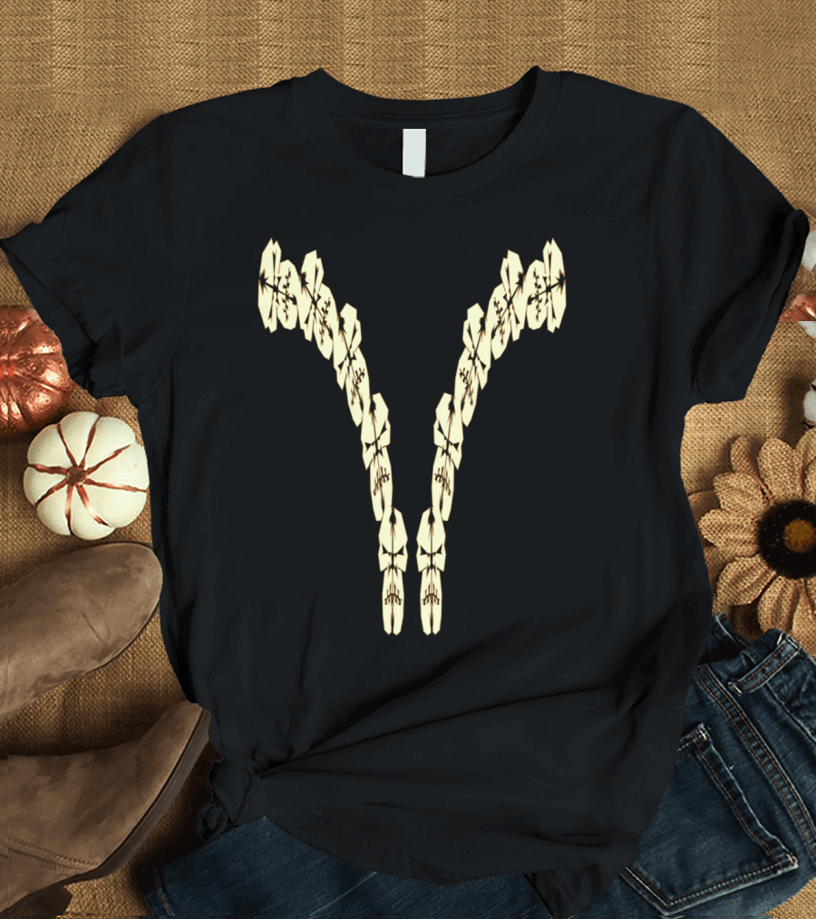 Chain of Office Golden Skeleton Skulls T-Shirt