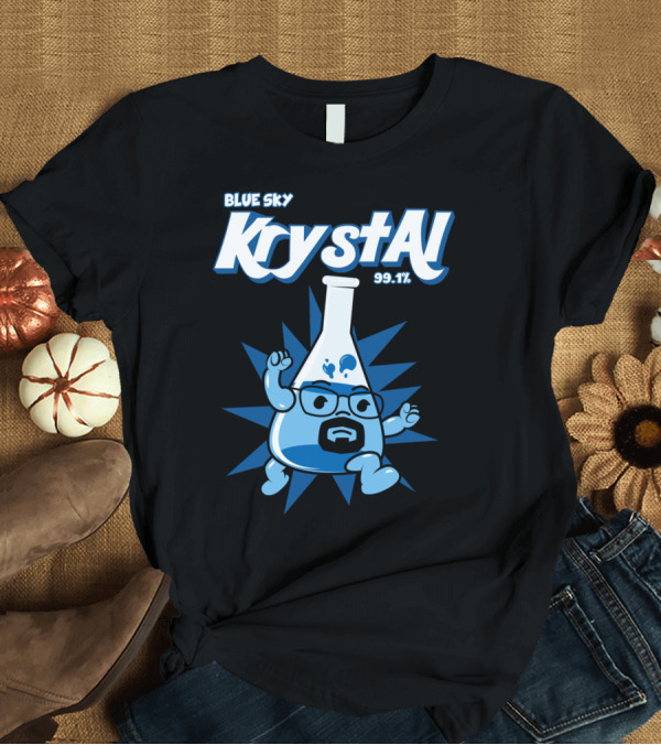 T-Shirt: Blue Sky Krystal 99.1% T-Shirt Blue Sky Krystal 99.1% T-Shirt