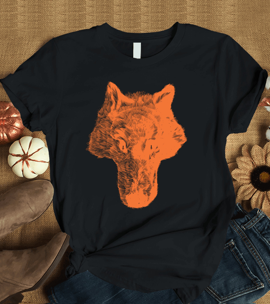 Head Coyote Orange T-Shirt