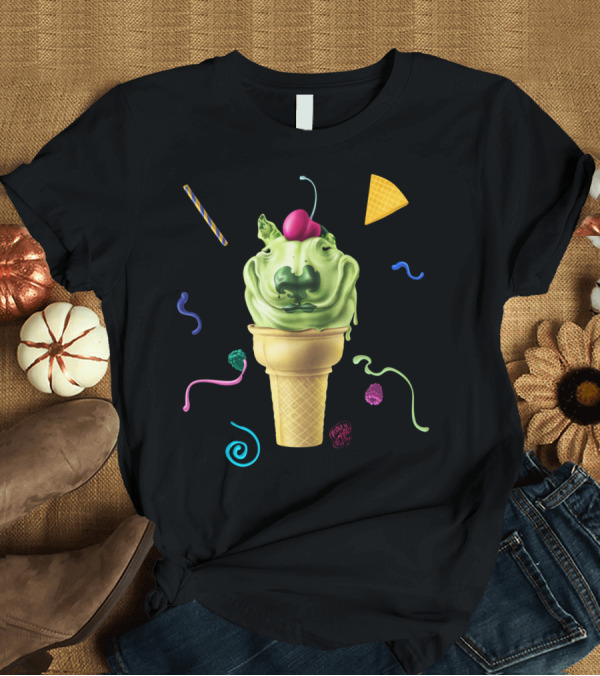 T-Shirt: Bully Summer Flavour Ice Cream Cone Artwork with Fun Elements T-Shirt Bully Summer Flavour Ice Cream Cone Artwork with Fun Elements T-Shirt