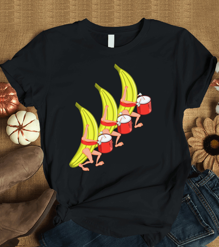 Bananas Marching Drummer Parade T-Shirt